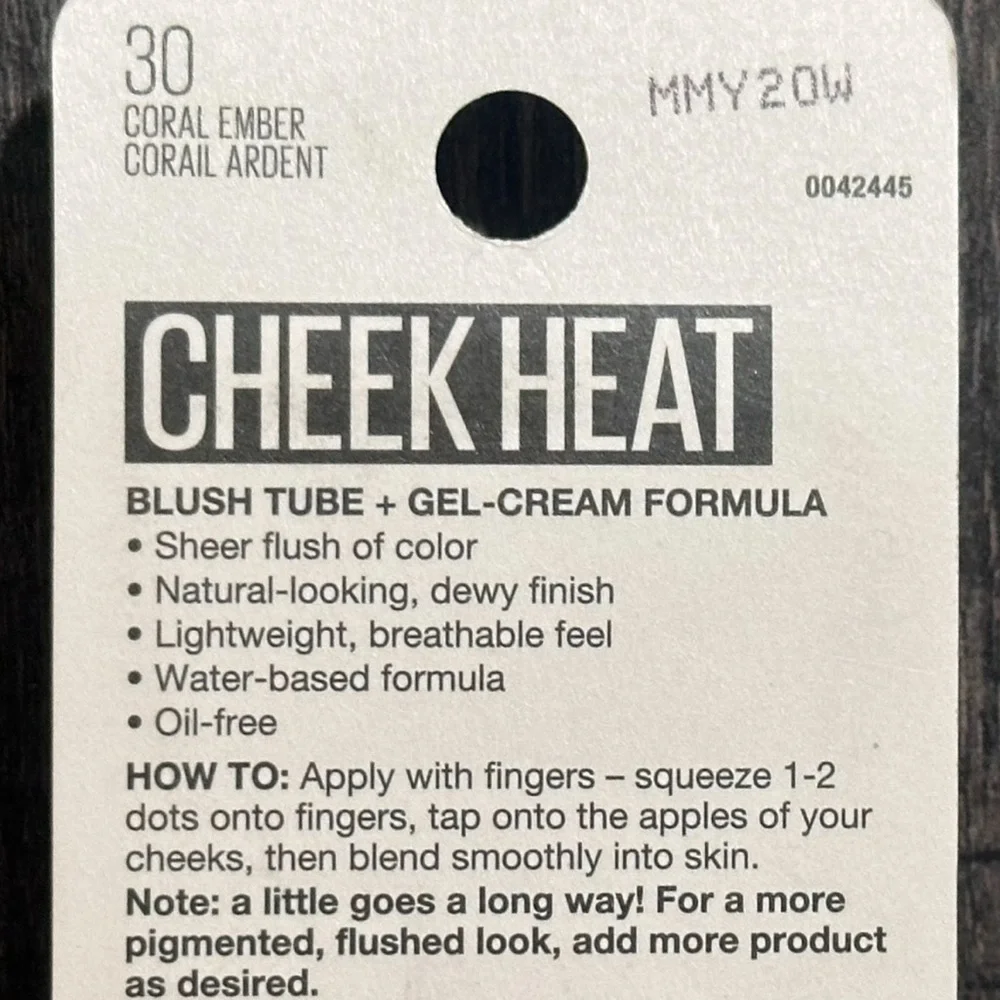 💞 New Maybelline Cheek Heat Gel-Cream Blush in Coral Ember